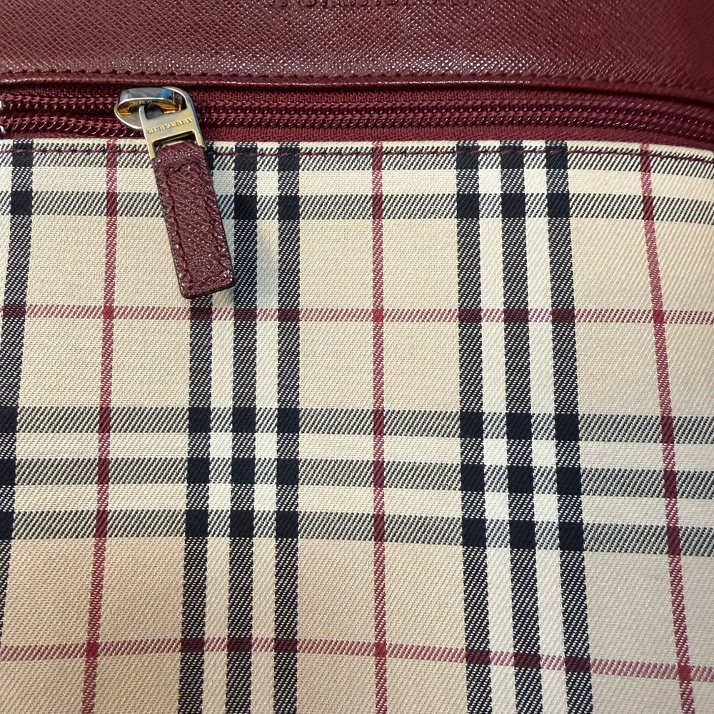 Burberry Red Interior with Gold Accents